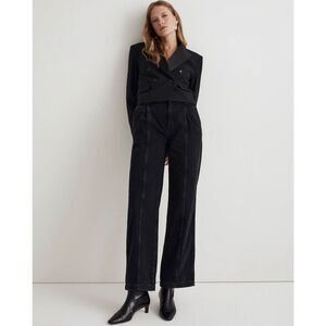 Madewell Black Flare & Wide Leg Jeans